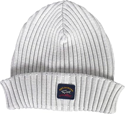 Paul \u0026 Shark Wool Beanie Hat - Grey 