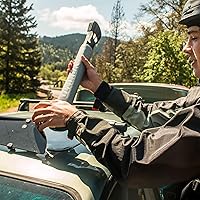 Vista 7 de YAKIMA - Soporte para barco montado en la azotea BigStack para vehículos, lleva hasta 4 barcos