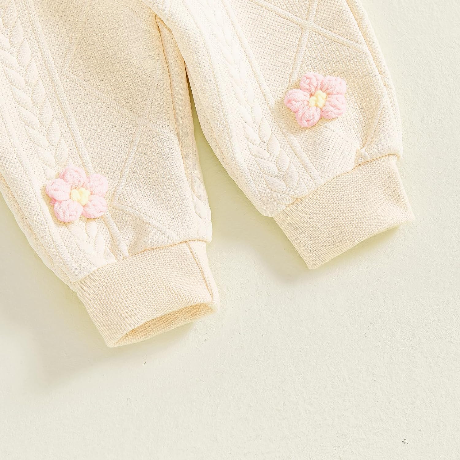 Toddler Baby Girl Outfits Long Sleeve Solid Sweatsuit Pants 2 Piece Clothes Fall Winter Infant Sweater Set 3M-5T - Image 7