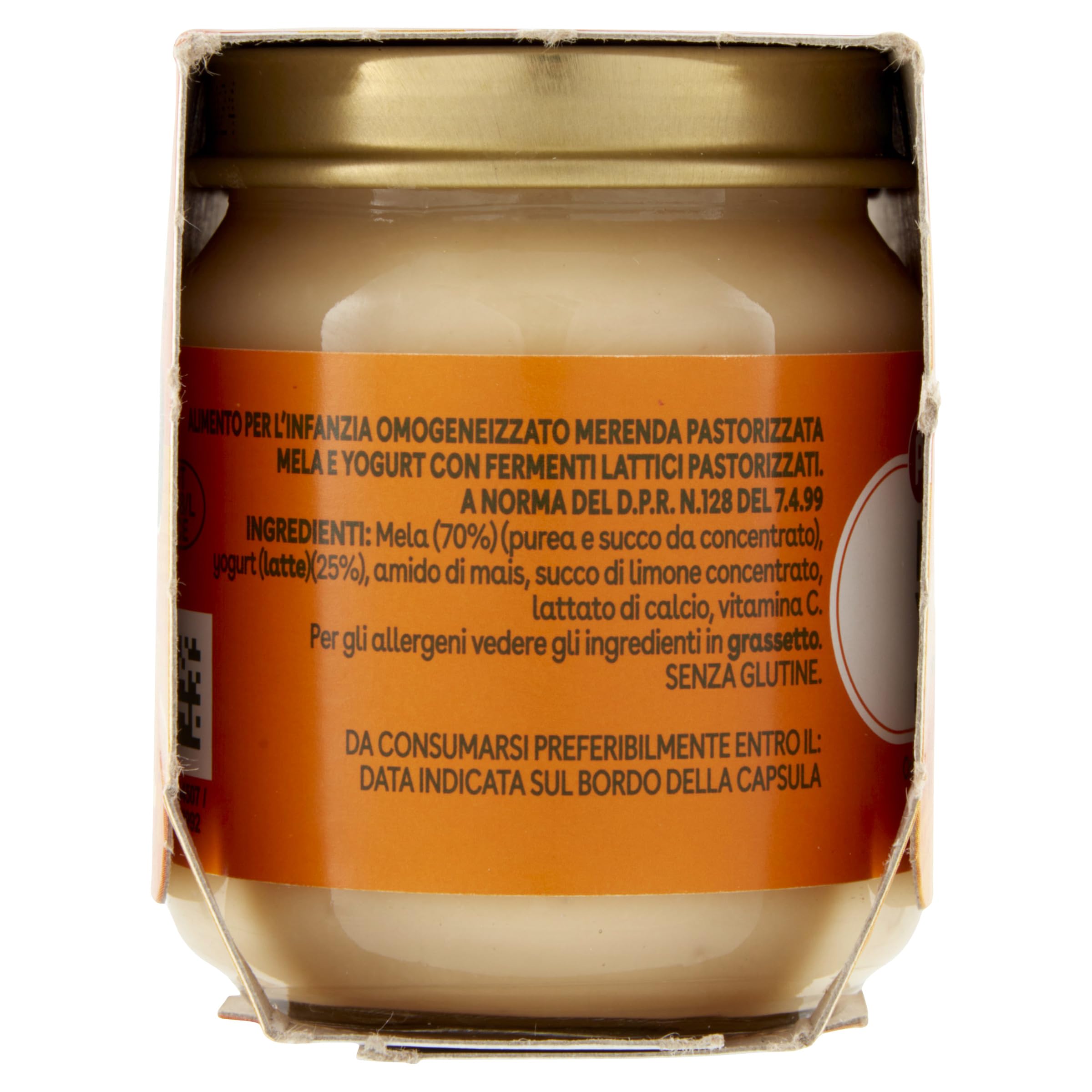 Plasmon Omogeneizzato Yogurt e Mela 2x120g (12 Confezioni)