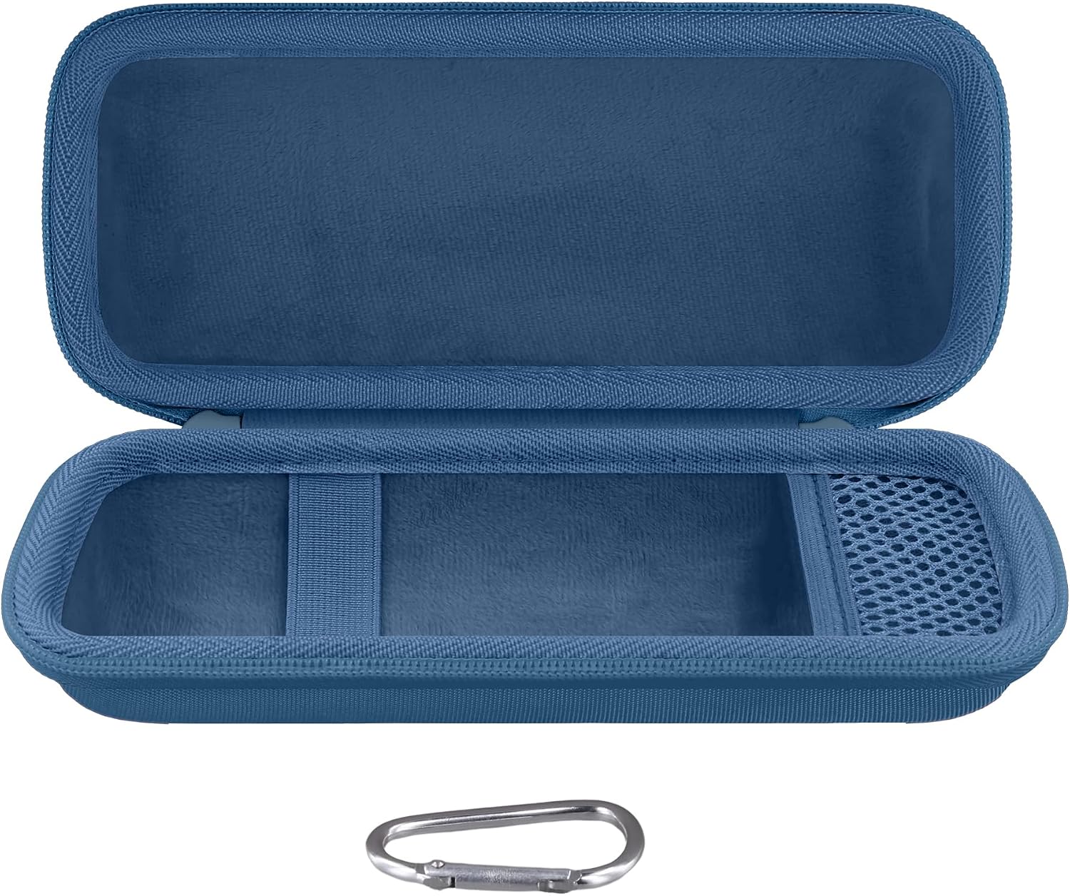 co2CREA Case for JBL Grip Compact Bluetooth Speaker, Portable Hard Travel Bag with Carabiner (Blue Case)