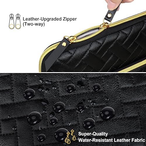 Miniatura 54 de Lacdo - Fundas impermeables para computadoras portátiles de 11 a 15.6 pulgadas, bolsa para computadora portátil, maletín para ultrabook