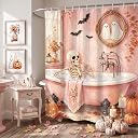 pink halloween shower curtain Top3商品