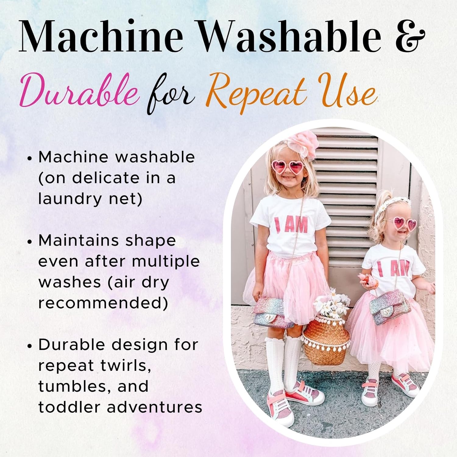 Dancina Tutu Skirt for Girls Ages 0M–13Y – Baby, Toddler, Little & Big Kid Sizes – Fluffy Tulle with Soft Elastic Waist - Image 2