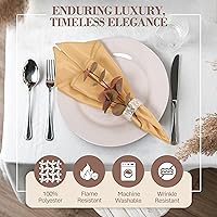 Vista 57 de Ultimate Textile -1 docena - Reversible Shantung Satin - Majestic - Servilletas de tela Majestic de 17 x 17 pulgadas color azul pizarra