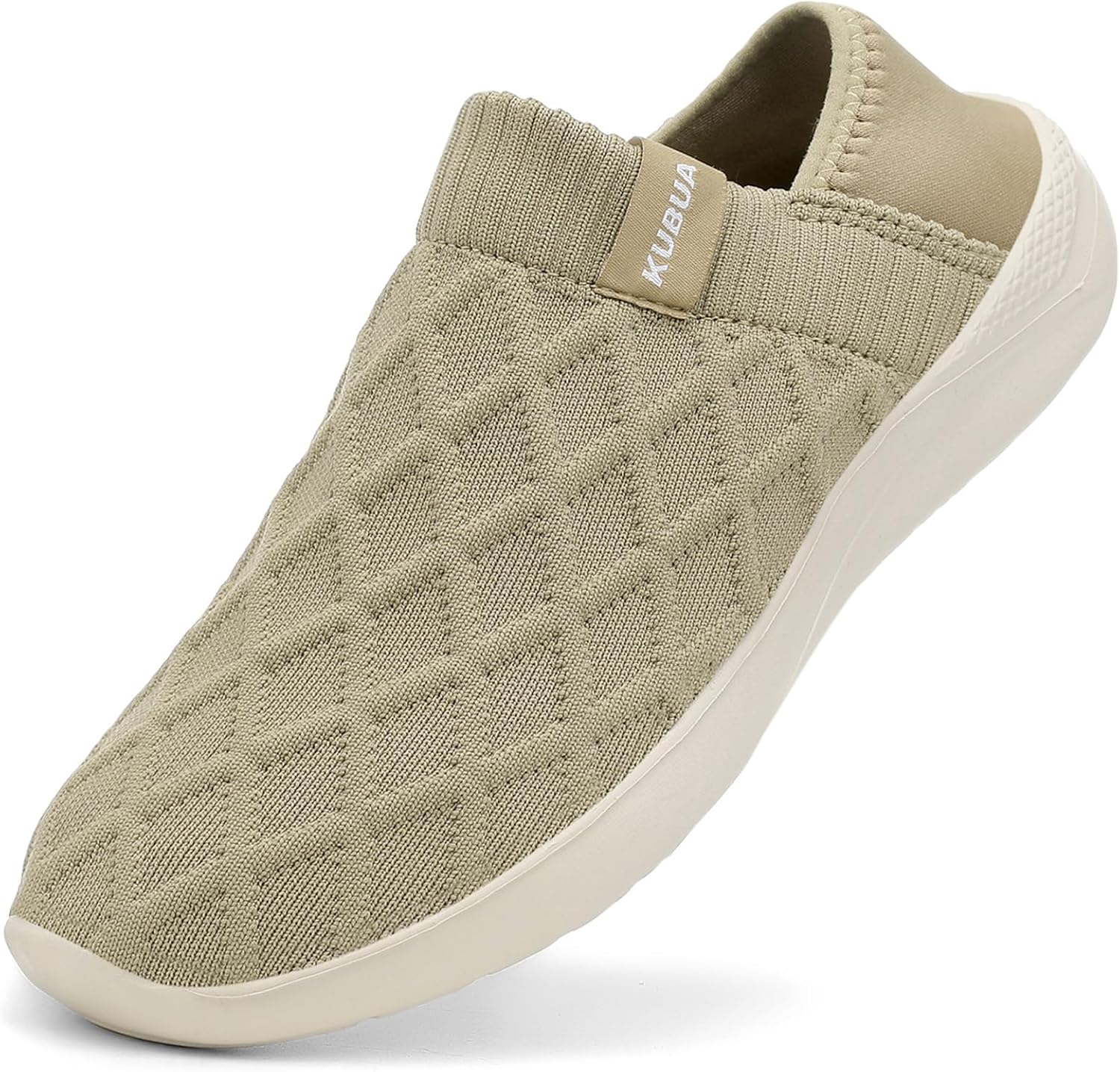 KUBUA Mens Womens Slippers Indoor Lightweight House Shoes Outdoor Breathable Slip on Loafers