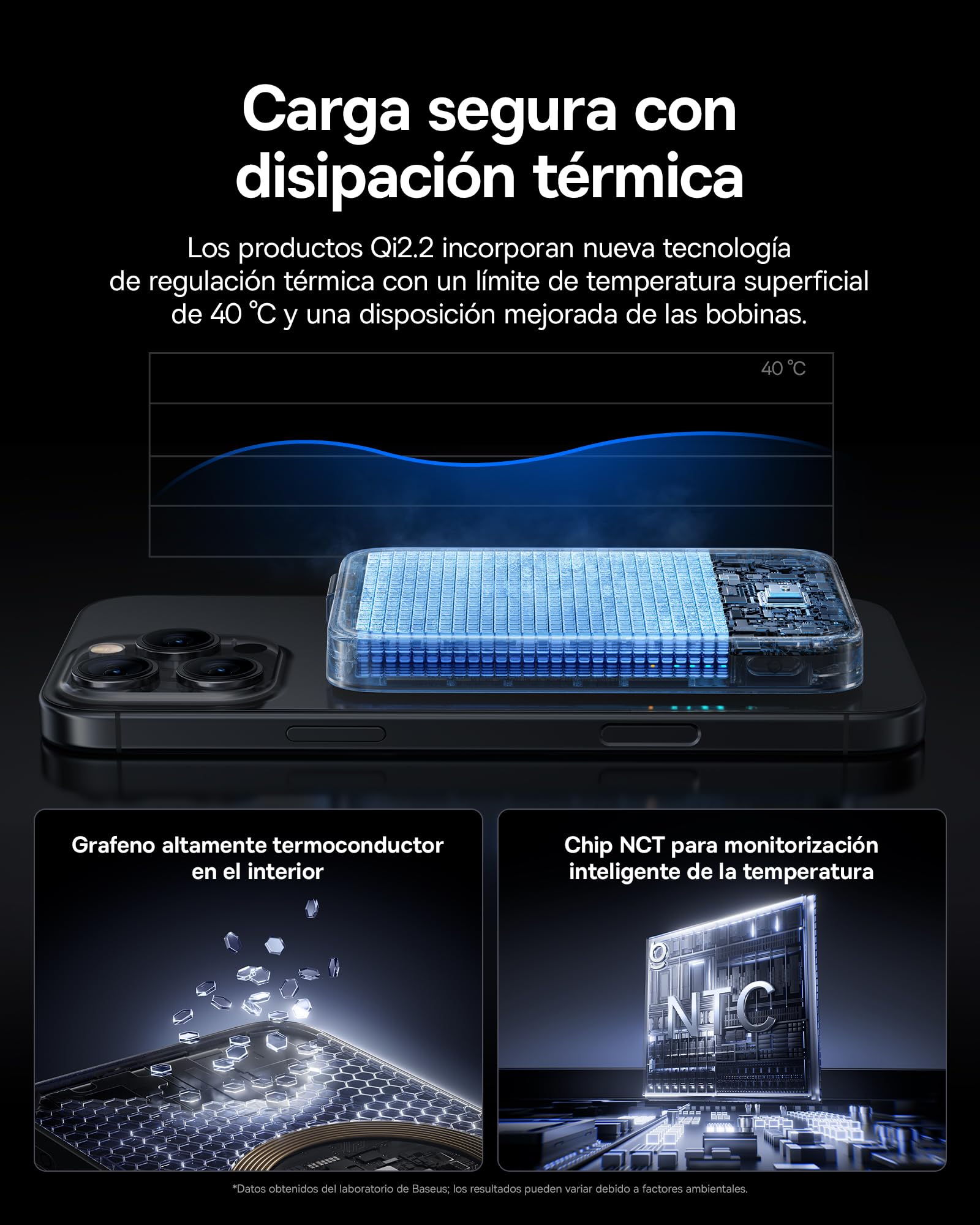 Baseus PicoGo Qi2.2 Certificado Batería Externa Portatil, PD USB-C 45W, Power Bank Magnetica Inalámbrico 25W, Powerbank 10000mAh Compatible con iPhone 17/16/15/14/13/12/Pro/Pro MAX Series