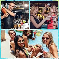 Vista 6 de Rtteri 250 vasos de Martini de plástico desechables de 2 onzas, mini vasos de margarita transparentes para bodas, fiestas, vino, cócteles, bebidas