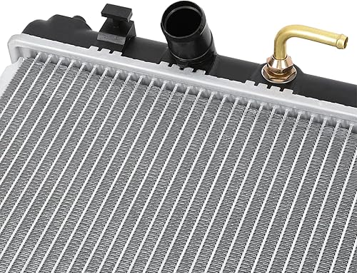 Miniatura 6 de M-AUTO Reemplazo de radiador de aluminio estilo fábrica para Toyota Camry Solara 2004 2005 2006 2.4L transmisión automática 1-5/16 pulgadas entrada,