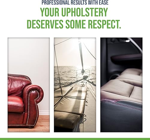 Miniatura 7 de Finyl Fix Kit de reparación de costuras | Restaura el daño de las costuras en vinilo, tela, cuero, lona pesada en asientos de coche/barco, muebles,