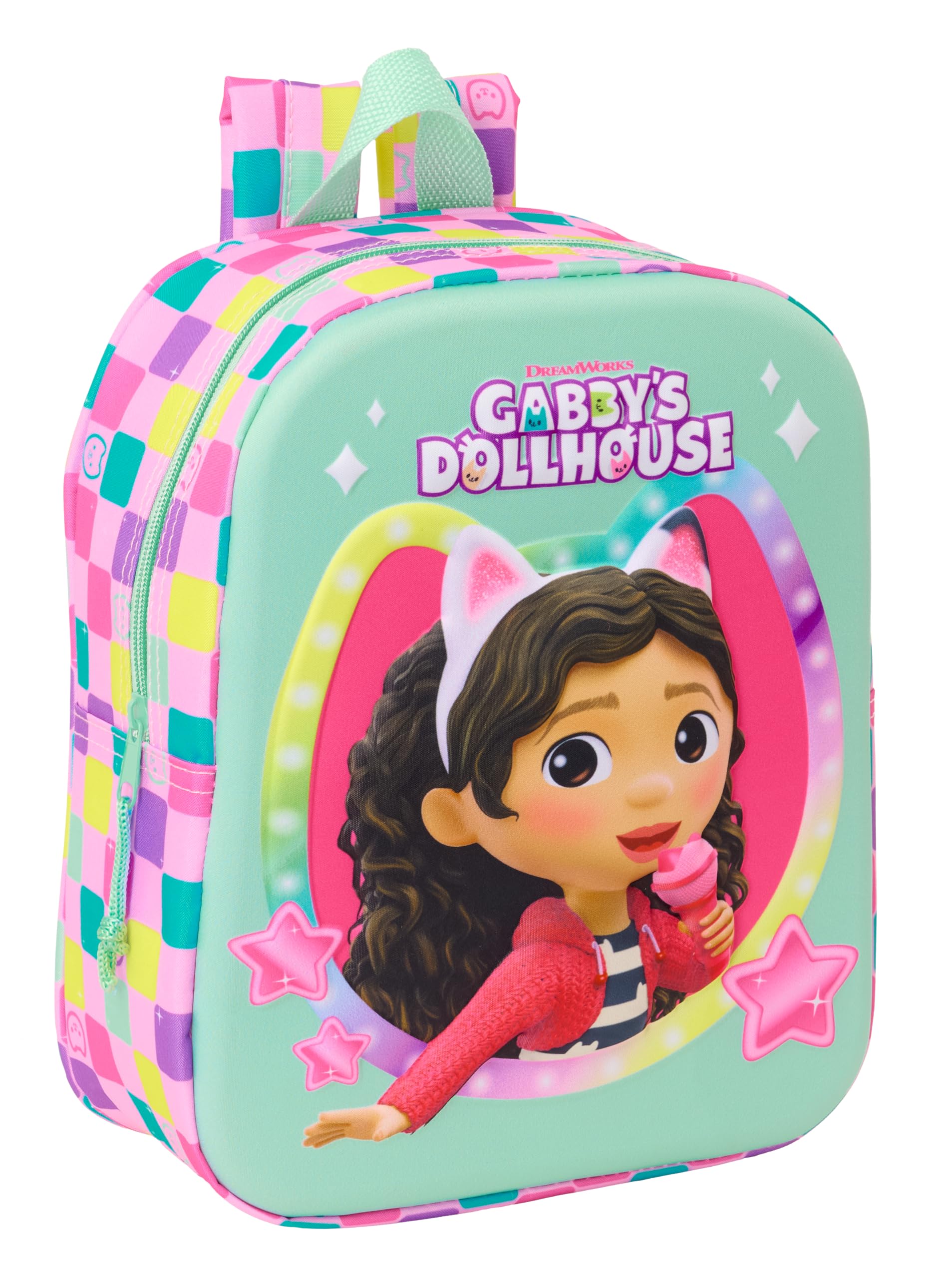 Gabby's Dollhouse Kinderrugzak Met Compacte Wagen, Ideaal Voor Kinderen Van Verschillende Leeftijden Comfortabel En Veelzijdig Kwaliteit Duurzaamheid 33 X 43 15 Cm 3030154993