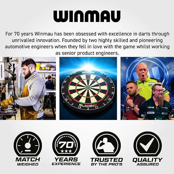 Winmau - スイッチポイント - カーボンスチールチップ - ねじ式ラピッドチェンジメカニズム - 1パック1セット - ブラック&シルバー - スムーズ、グルーヴ&ウェーブ - 26mm、30mm、40mm - プロフェッショナルダーツアクセサリー