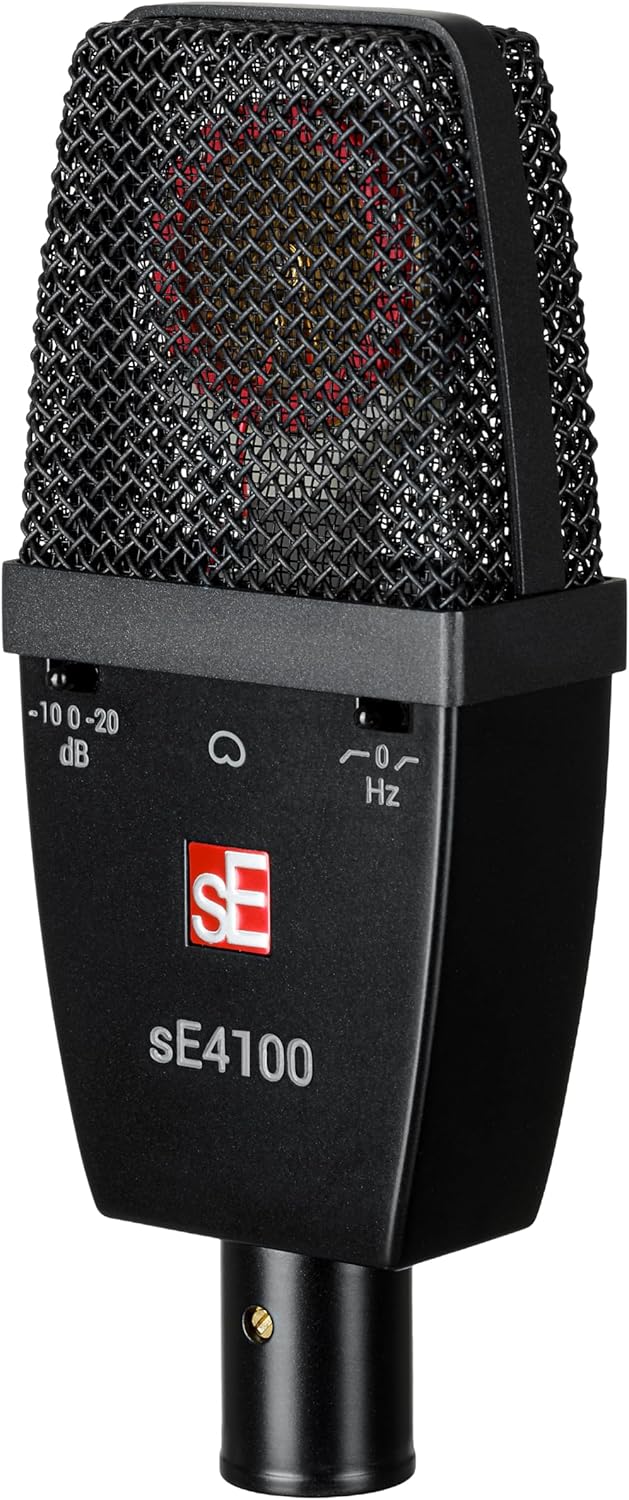 SE ELECTRONICS SE4100 Large Diaphragm Cardioid Vintage Condenser Microphone w/Shockmount