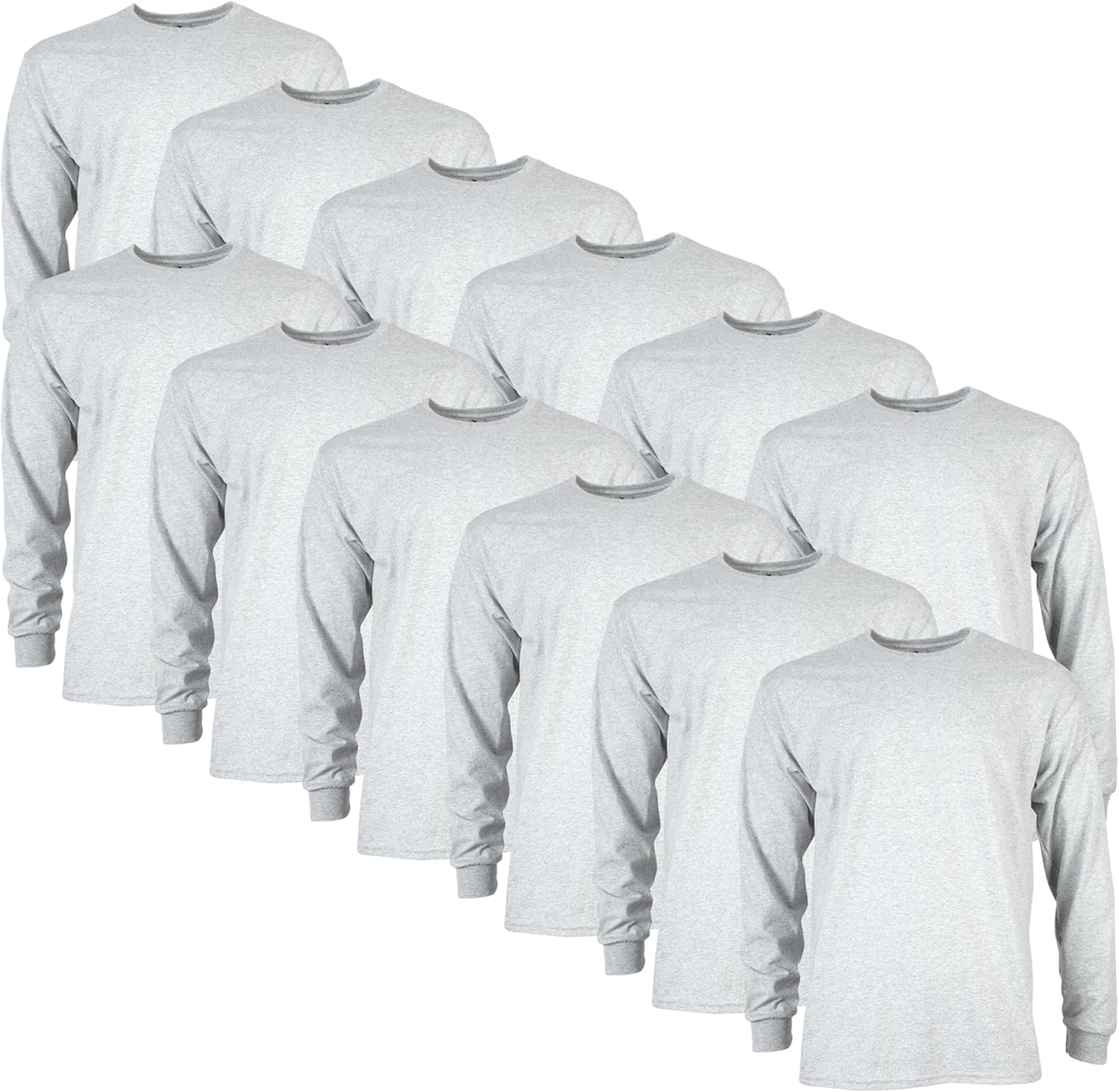 Gildan Adult Ultra Cotton Long Sleeve T-Shirt, Style G2400, Multipack