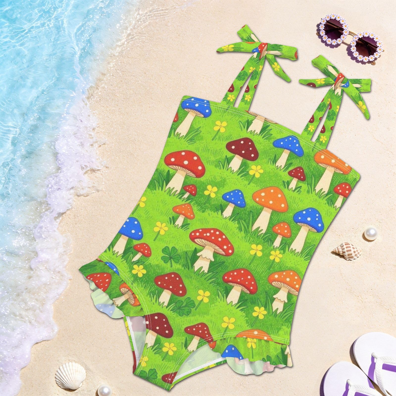 FRODOTGV Costume da bagno intero per ragazze, ad asciugatura rapida, per piscina, spiaggia, surf, per bambini