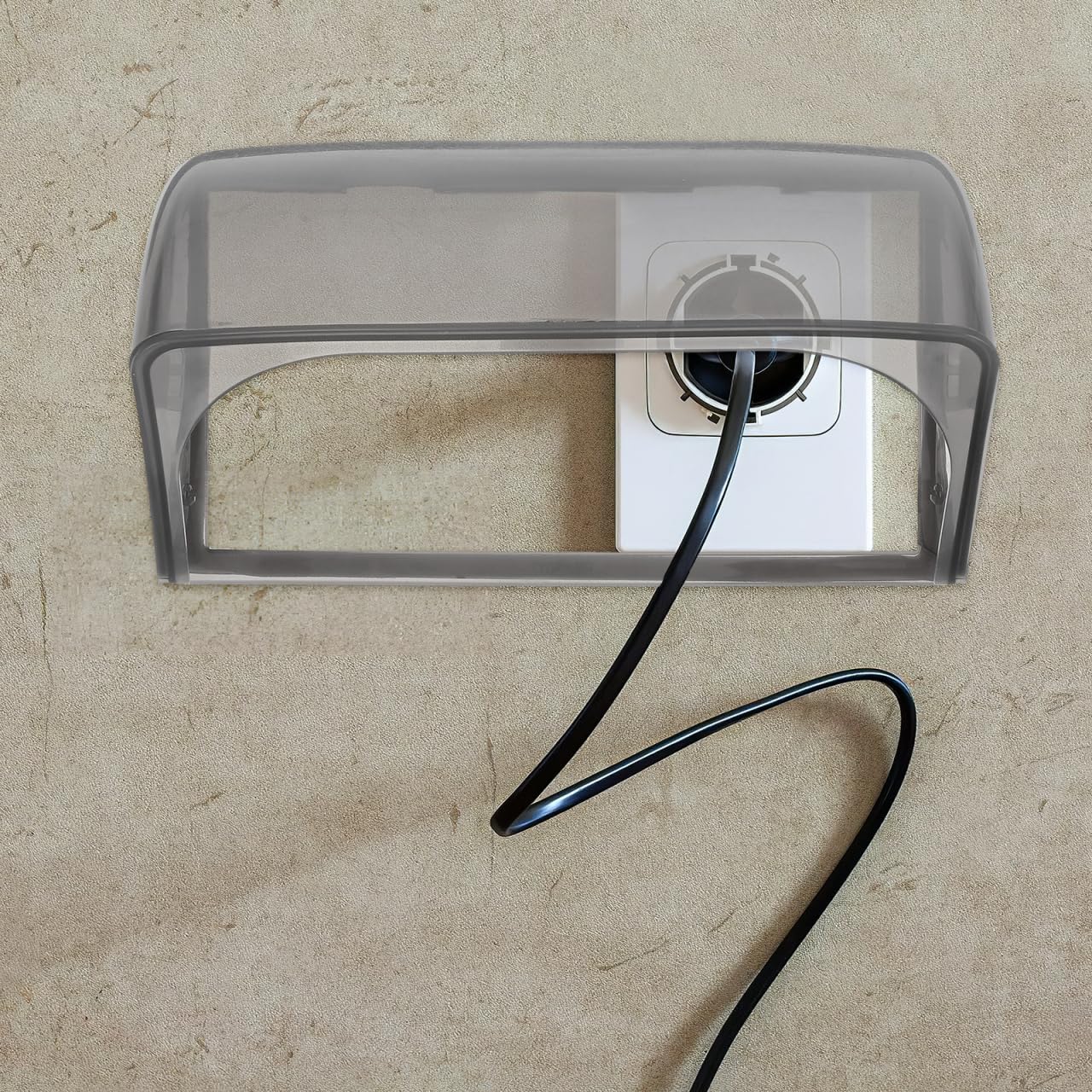 SEWACC Boîte Étanche Pour Prise Extérieure Type Protège Prise Électrique Avec Angle Anti-eau Installation Facile Garantie Sécurité Et Durabilité Pour Salle De Bain Et Usage Extérieur