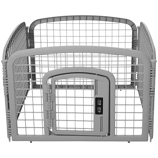 MockWares Basics 4-Panel Plastic Pet Pen