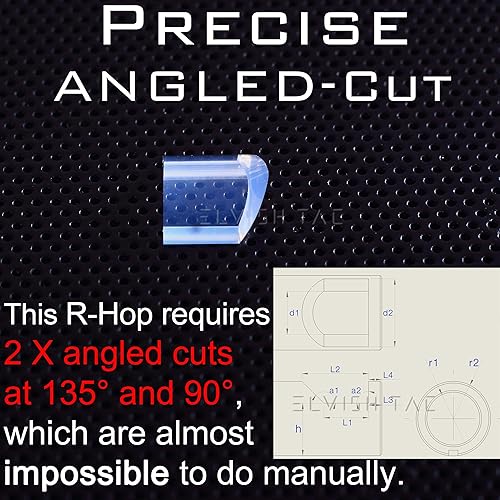 Miniatura 4 de Elvish Tac RHOP Fit PDI 6.01 Airsoft AEG Tightbore TBB Barrel NO-Sanding-Neted R Hop R-Hop