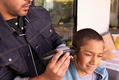 Miniatura 5 de Andis 561506 inCRED - Cortadora de pelo ajustable inalámbrica y cortadora de cuchillas en T de corte cerrado, kit de 23 piezas, motor potente,