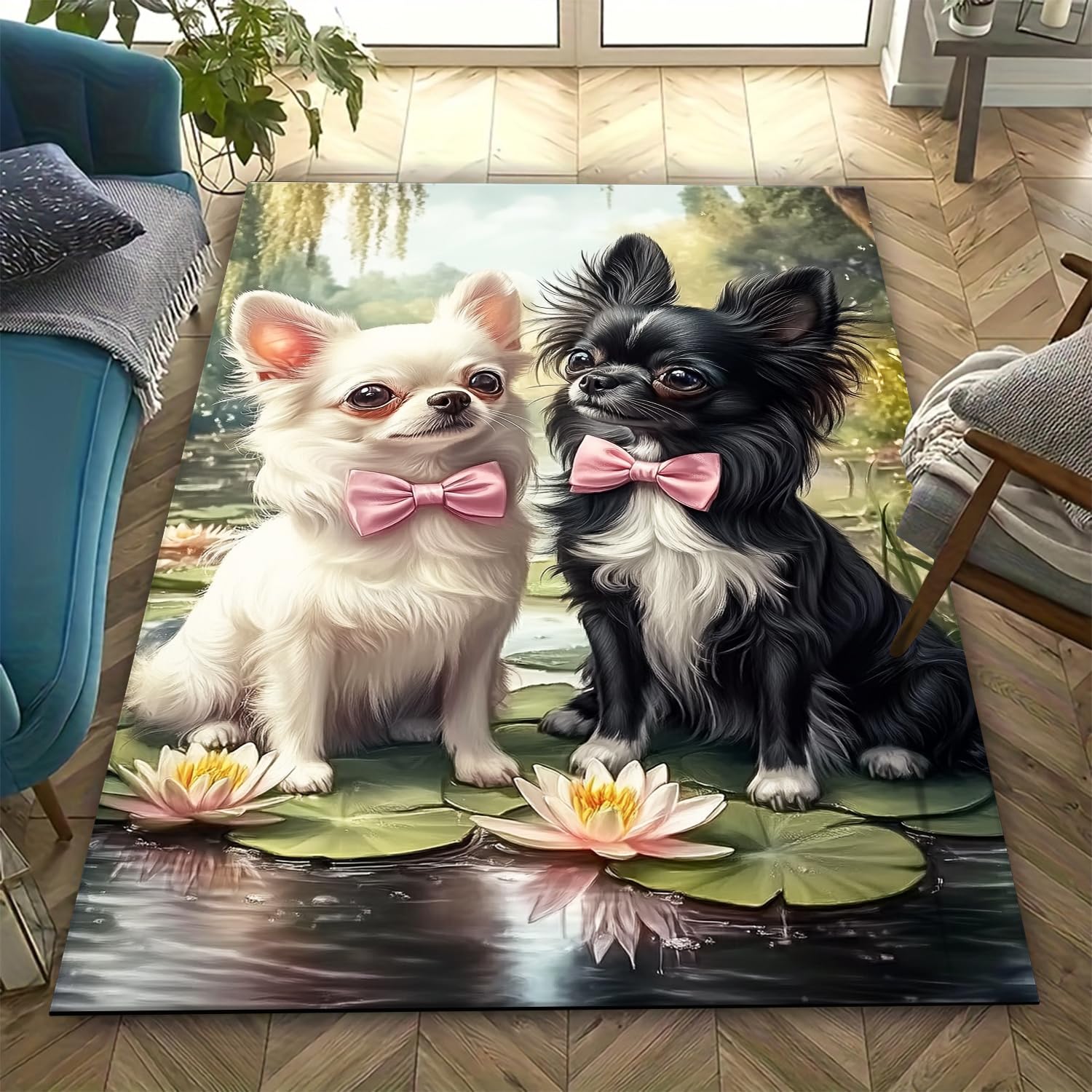 Tapis de jeu pour enfants en douce lavable et anti-glisse 3D