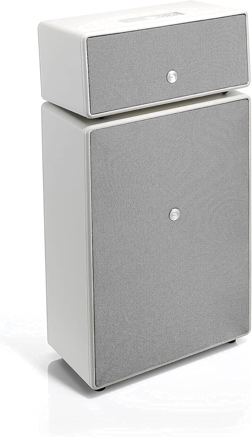 Audio Pro Drumfire Powerful Multiroom Bluetooth Speaker | 300W, High Fidelity WiFi Wireless Speaker | AirPlay, Alexa, Spotify Connect Compatible | White : Electronics