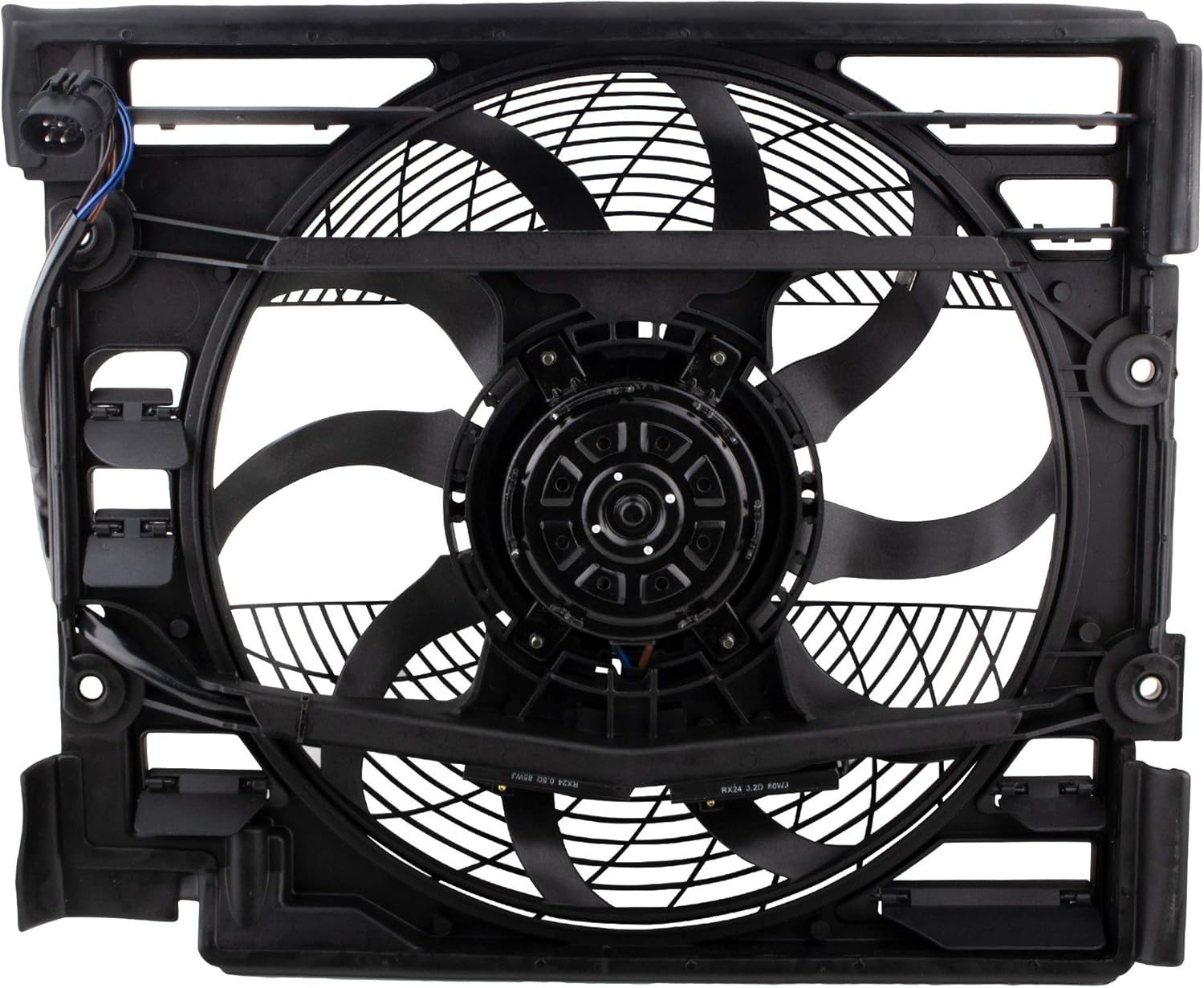 BOXI Condenser Cooling Fan Assembly for BMW E39 5 Series (1997–1998)