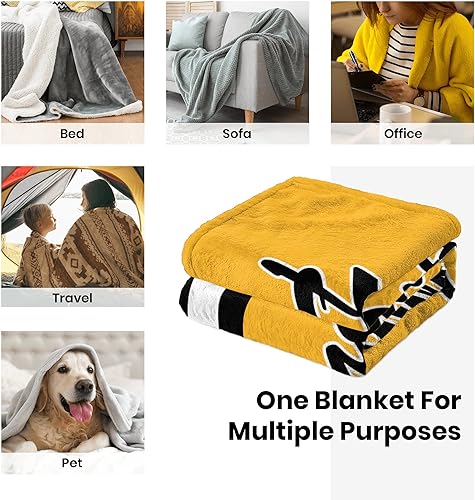 Miniatura 125 de ANTKING Manta de Los Ángeles personalizada con cualquier nombre y cualquier número, regalos para hombres, mujeres y bebés Los Ángeles