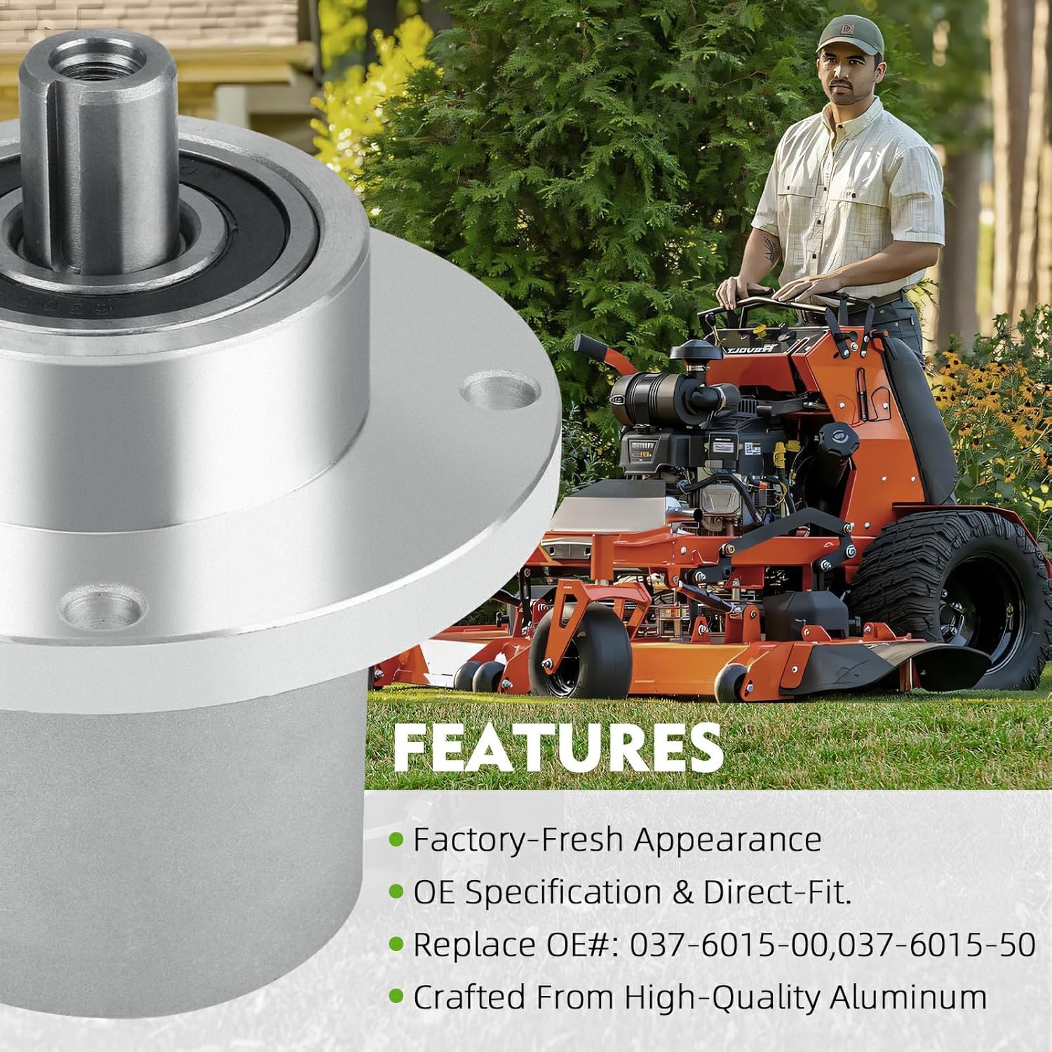 037-2000-00 037-2050-00 Deck Spindle Assembly Bad boy for 42" 48" 54" Deck MZ Magnum Zero Turn Mower 3 Pack