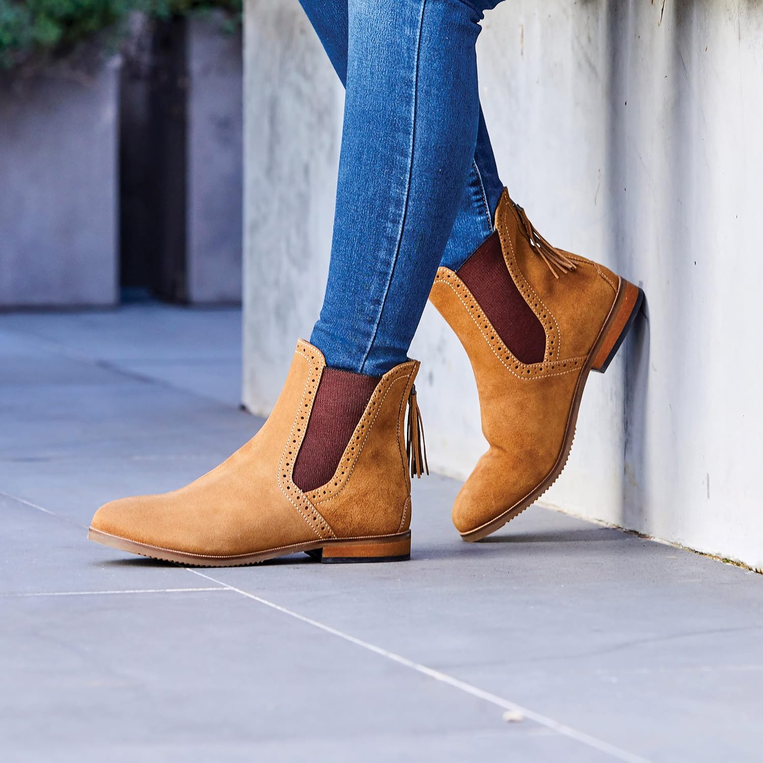 Dublin Ladies Kalmar Suede Paddock Boots