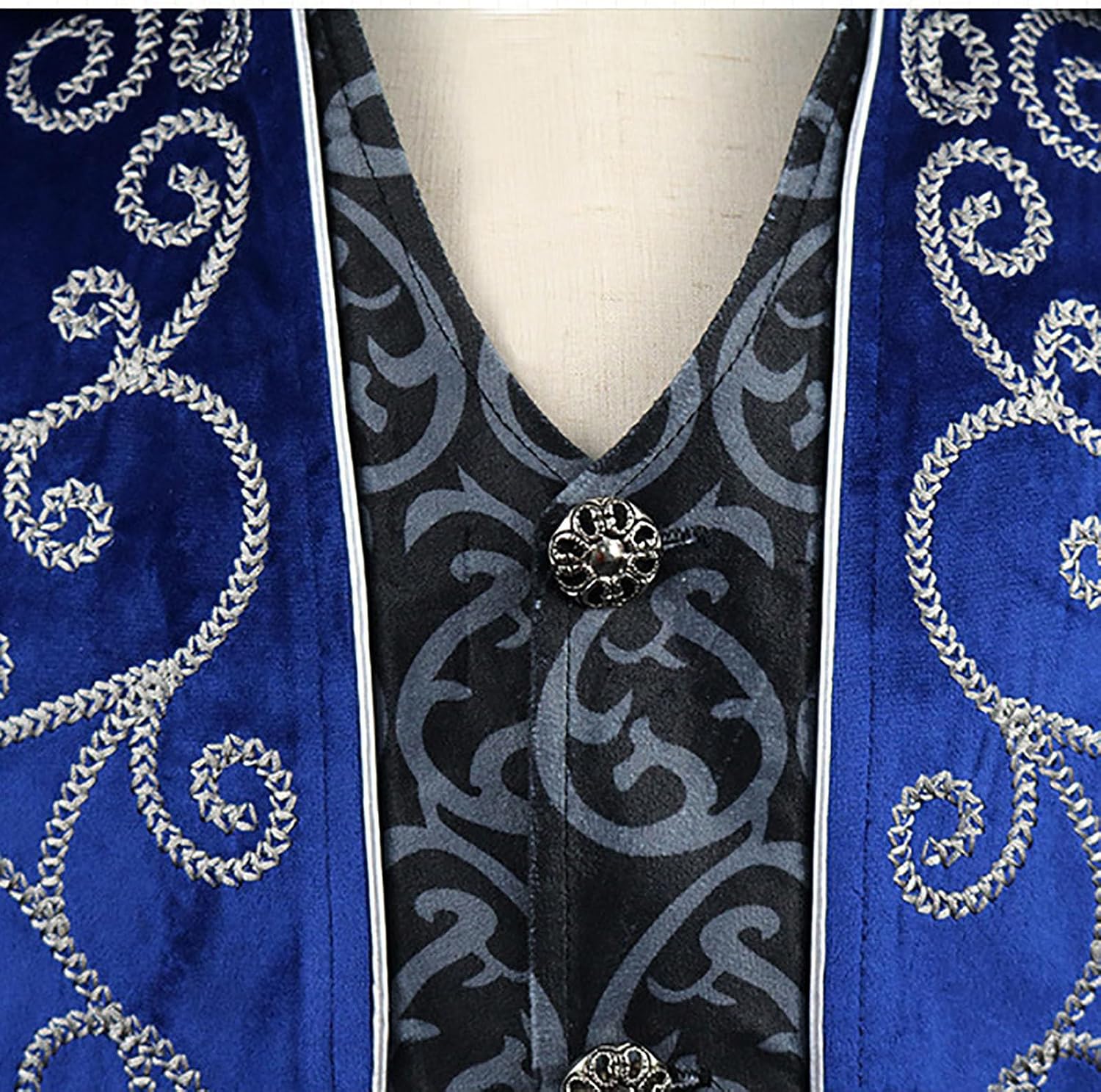 Mens Steampunk Tailcoat Jacket Medieval Renaissance Vintage Frock Coat Gothic Victorian Tuxedo Halloween Costume