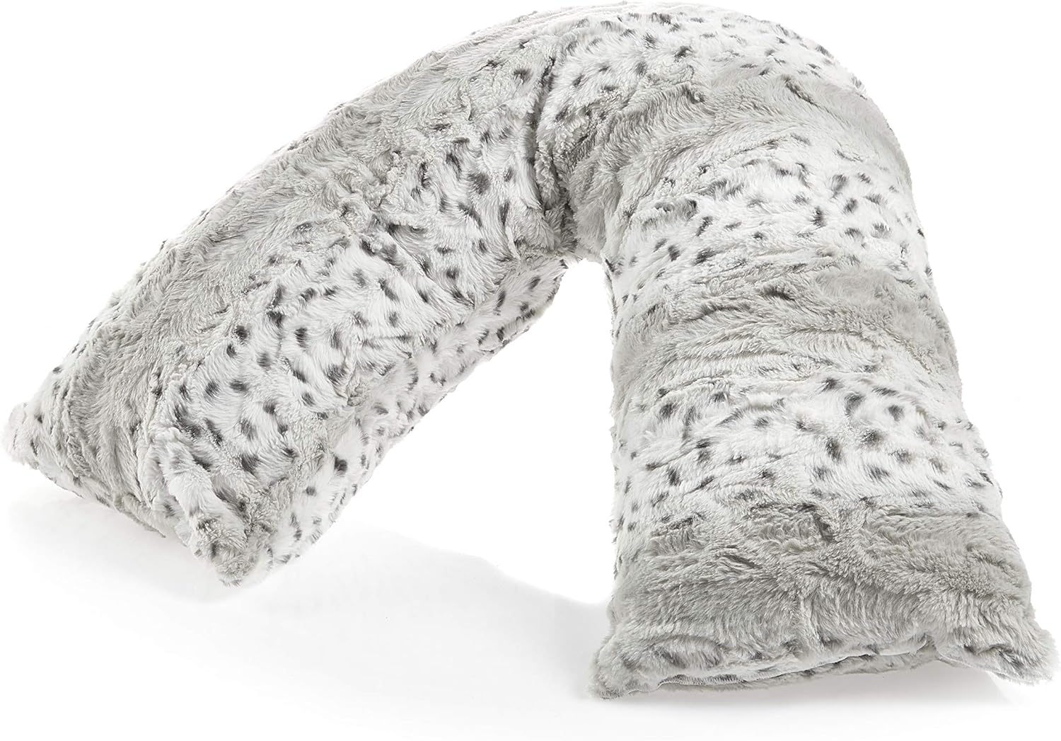 Downland Snow Leopard VShape Pillow Grey, one size, FPSP108411AAD8SL