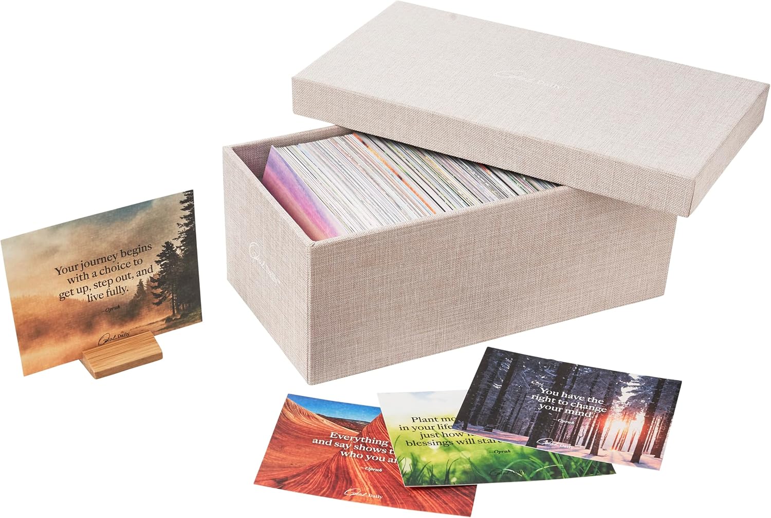 Oprah's The Life You Want Planner + Daily Inspirational Cards Bundle!