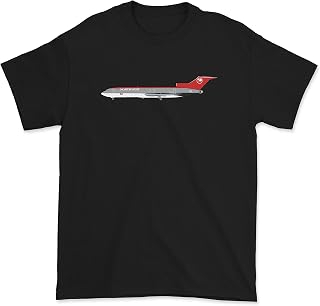 B727 Unisex T-Shirt (NW-G13) Black Medium