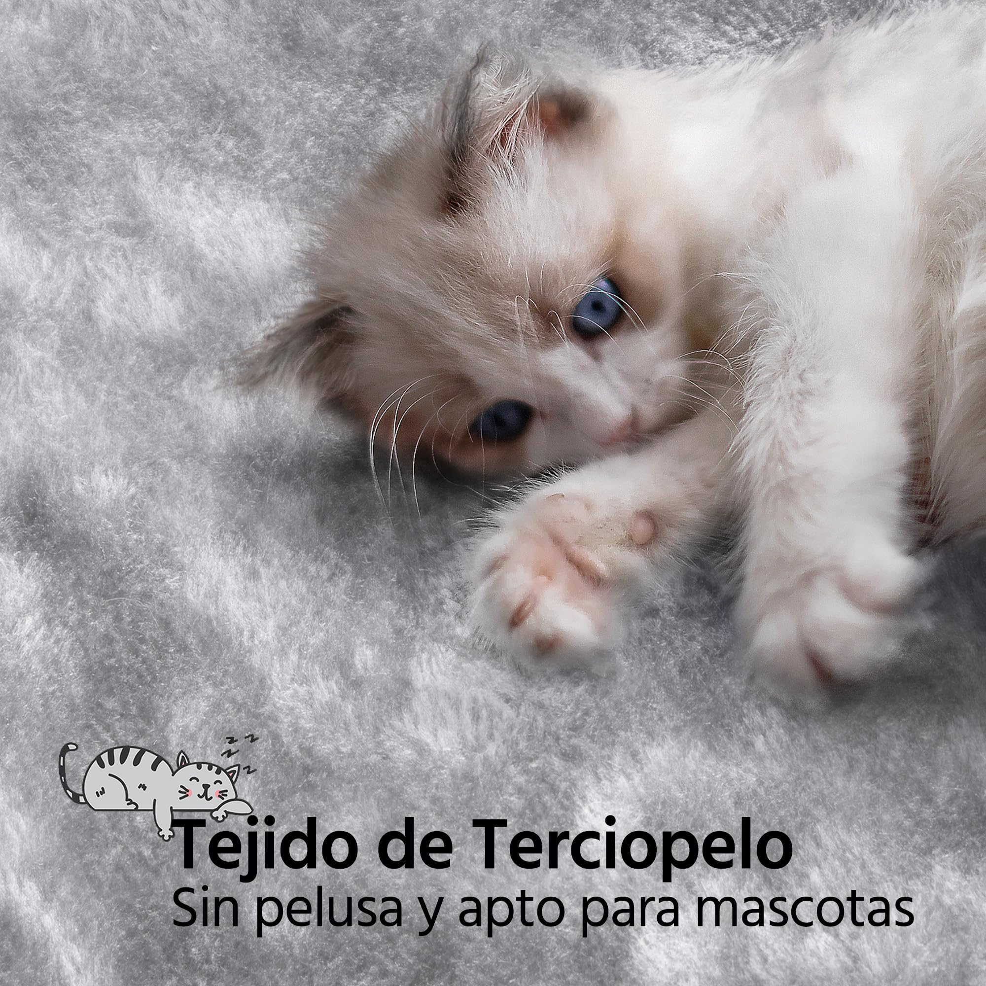 Yaheetech Rascador para Gatos Mascotas con Hamaca Plataforma Cueva Bolas de Juego Canasta 55.5x45.5x170 cm Gris Claro