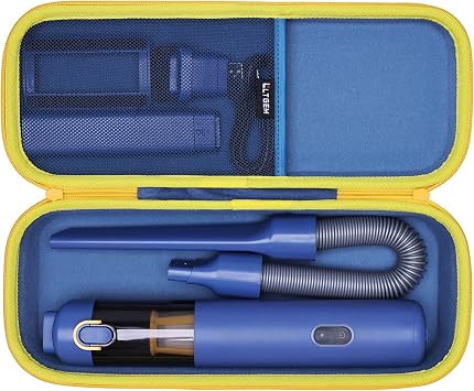 LTGEM Case Compatible with Fanttik Slim V8 / Slim V10 APEX Car Vacuum, BlueCase Only