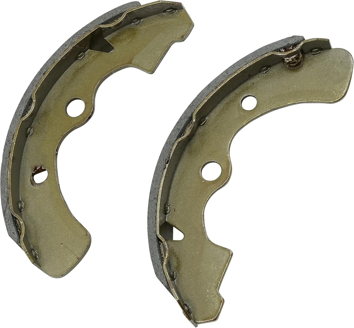 Caltric Front Brake Shoes Compatible with Kawasaki Mule 4010 KAF620 4X4 2009 2010 2011 2012-2025 / Mule 1000 Kaf450B Kaf450 B 1994-1997