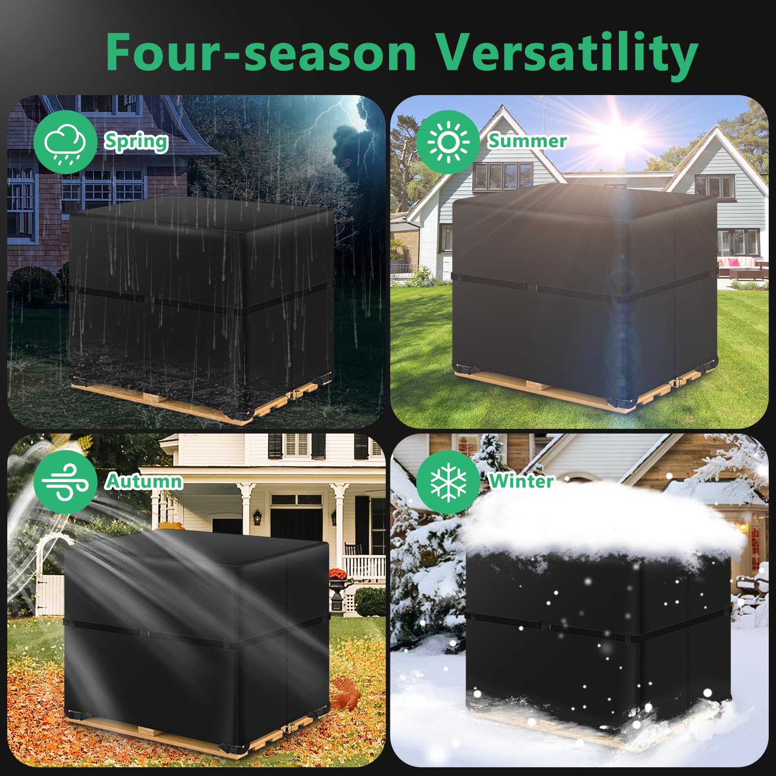 Heavy Duty Pallet Covers - Waterproof & Rip-Proof -7