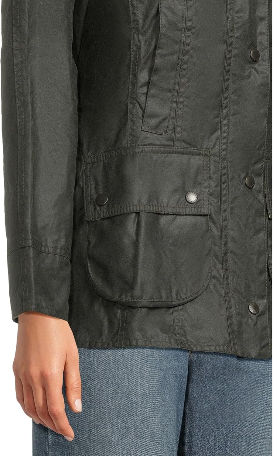 Barbour womens Barbour Beadnell Wax Jacket - Image 4