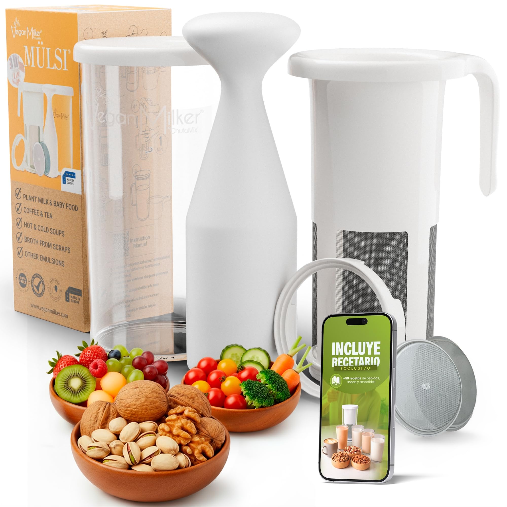 ミルミルページ Amazon.com: Vegan Milker MLSI - Plant Milk Maker for Homemade