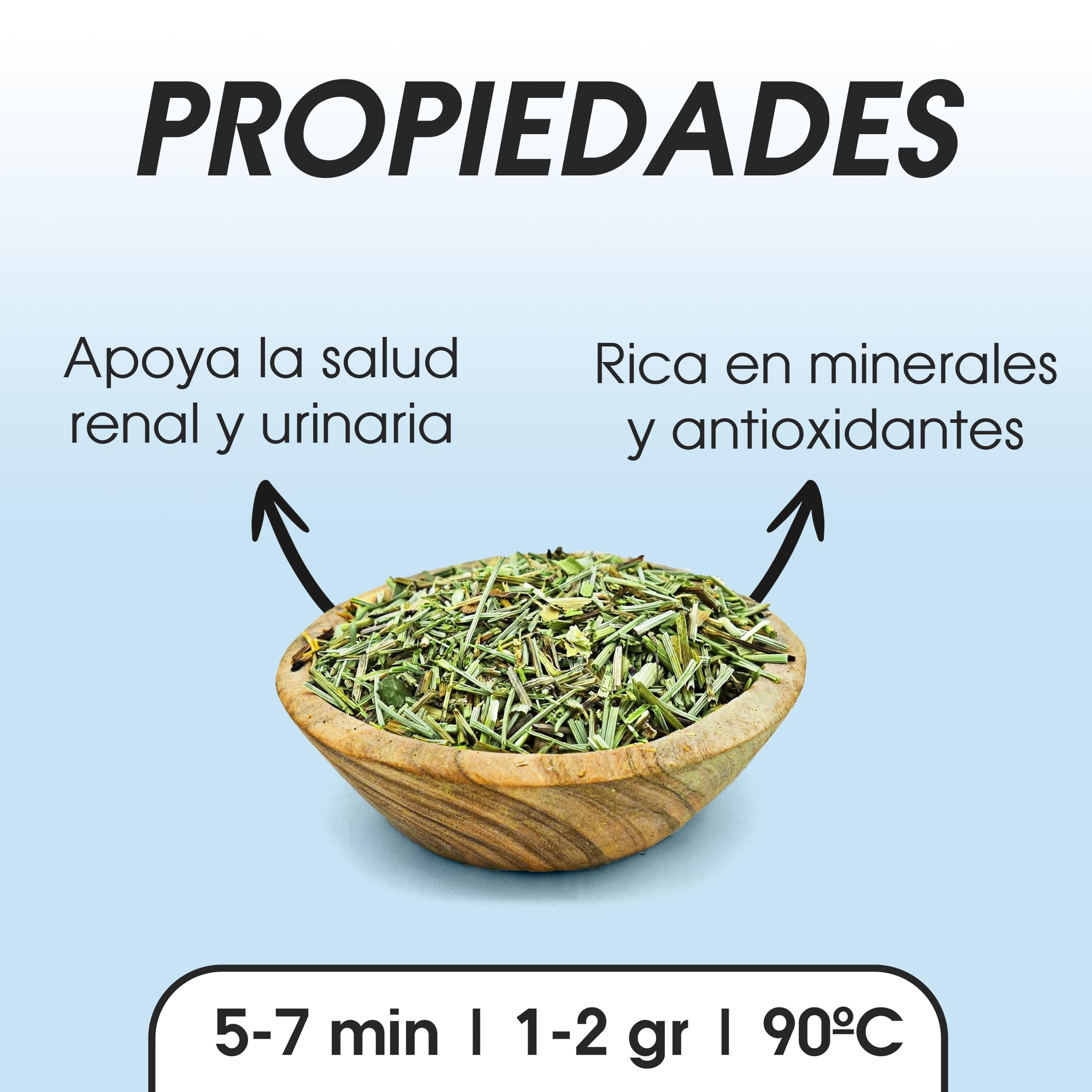 Cola de Caballo Infusión 200 gr - Té de Cola de Caballo a Granel - Propiedades Naturales - Infusiones de Hierbas