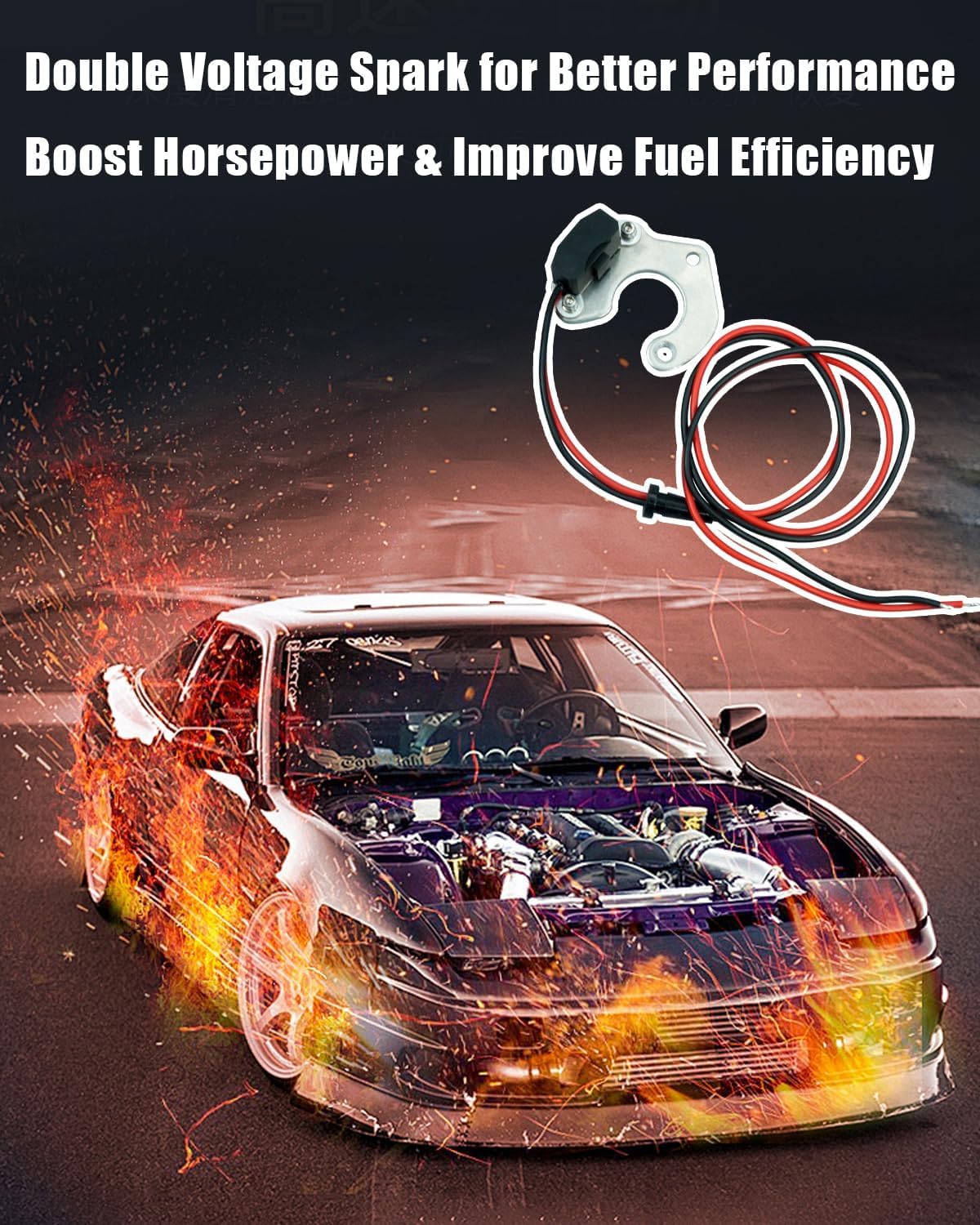 1442 Ignitor Electronic Ignition Conversion Kit Compatible with IHC 4 Cylinder, Cylinder Construction Kit