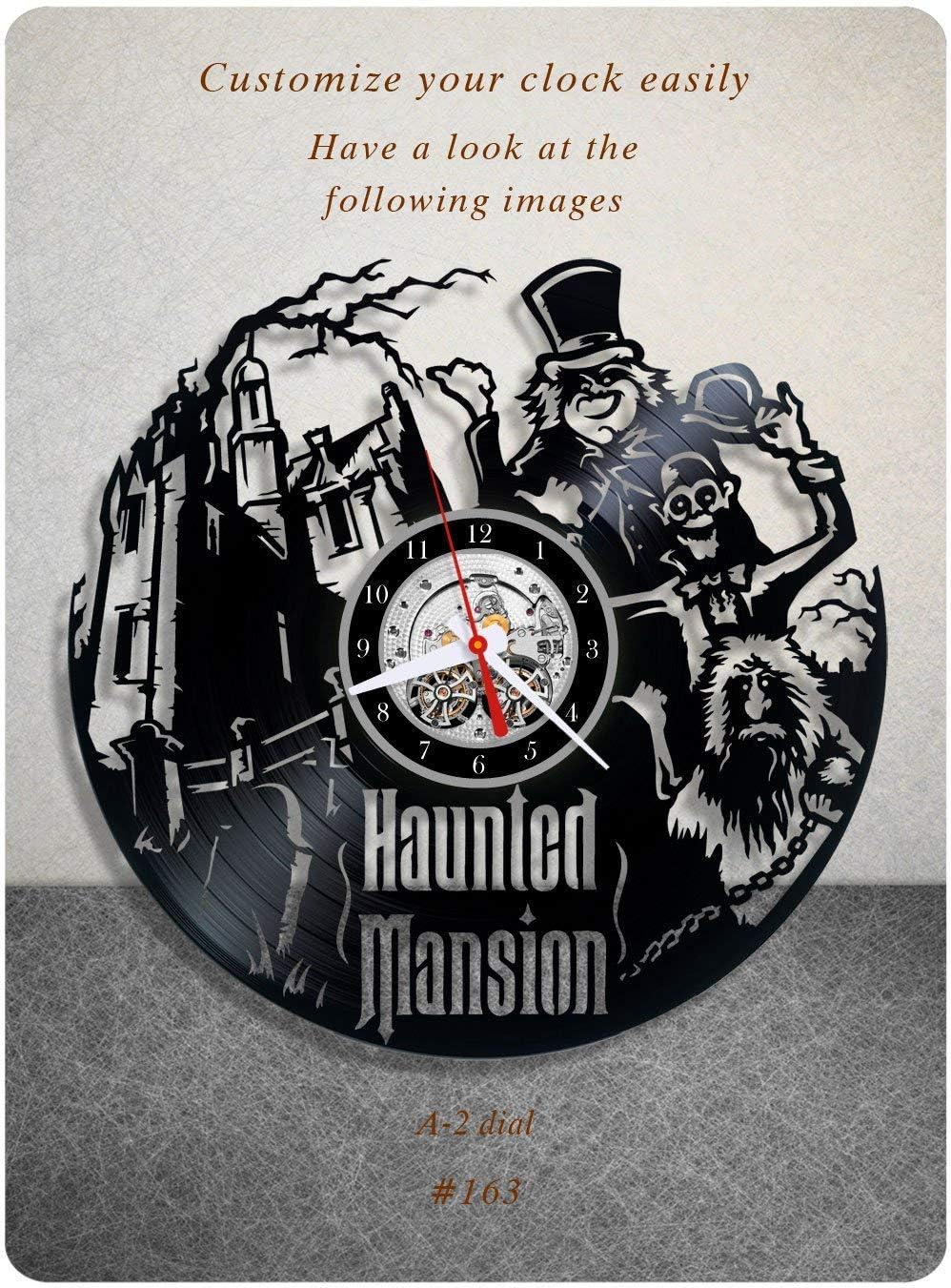 Get Popular Offer In Na Haunted Mansion Vinyl Clock, Vinyl Wall Clock, Vinyl Record Clock, Original Gift, Home Decor, Wall Art Exclusive Discount 🔥 In Na Haunted Mansion Vinyl Clock, Vinyl Wall Clock, Vinyl Record Clock, Original Gift, Home Decor, Wall Art