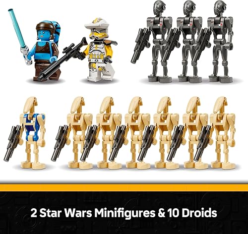 LEGO Star Wars 75435 Battle of Felucia Separatist MTT - Interactive Toy with a Speeder, 2 Minifigures & 10 Droid Figures - Gift for 9+ Year Old Boys & The Clone Wars Fans - 6