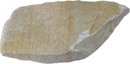Raw White Sandstone, Sedimentary Rock Specimen - Hand Sample - Approx. 3" - Geologist Selected & Hand Processed - Great for Science Classrooms - Eisco Labs