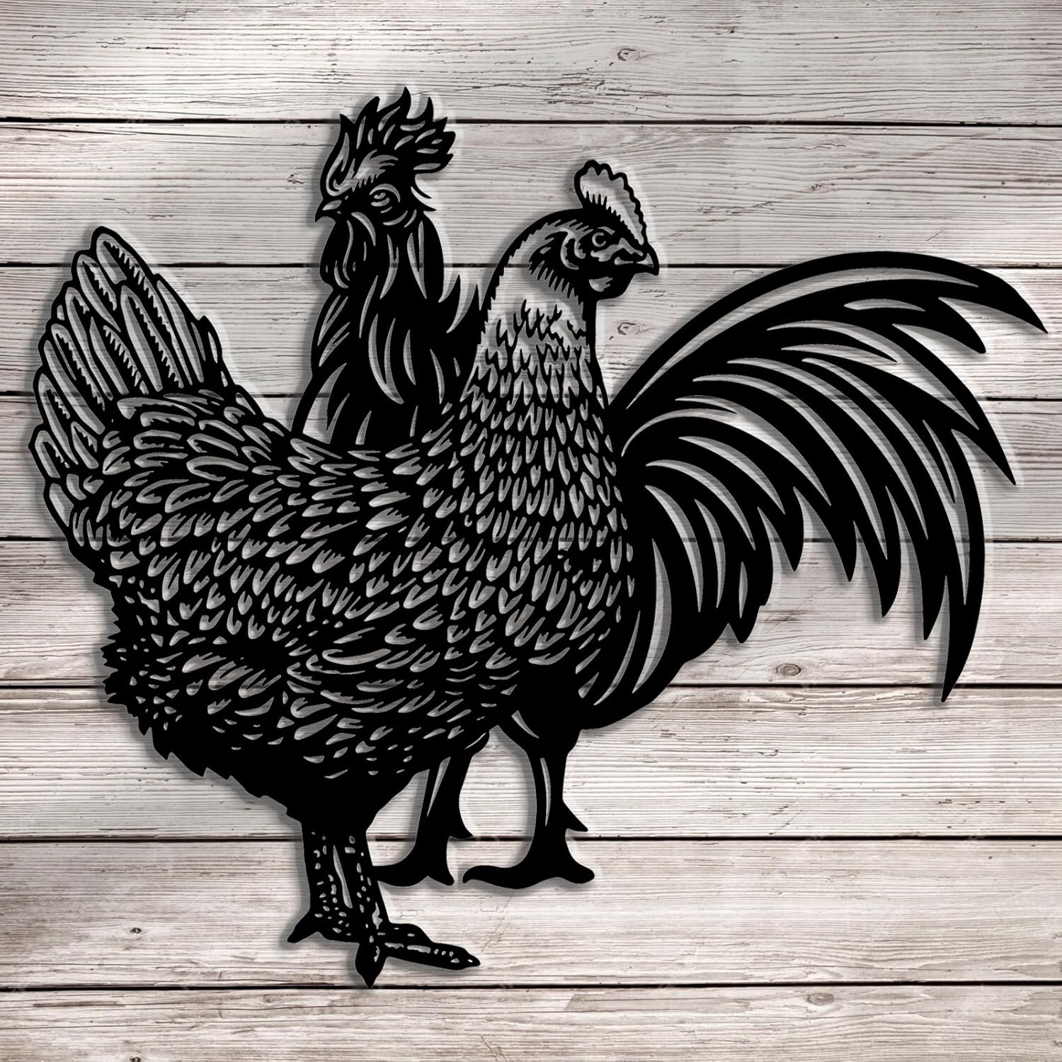 Customize Hen House Sign, Metal Farm Sign, Poultry Sign, Barn House Decor, Garden Decor, Rooster Sign, Family Farm Sign, Chicken Coop, Wall Hangings, Wall Decor, Black, 8-24inch