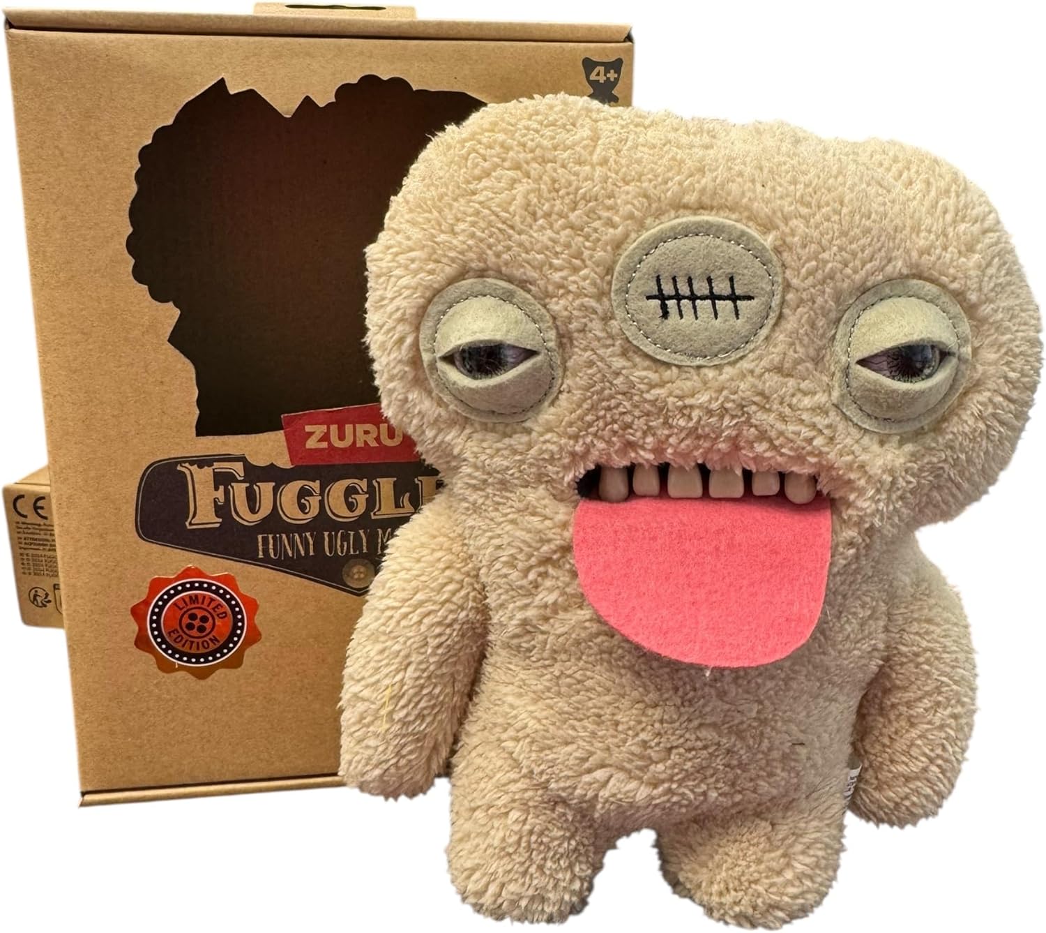 ZURU Fuggler Funny Ugly Monsters Limited Edition Crew 9" Plush Stuffed Animal (Annoyed Alien)