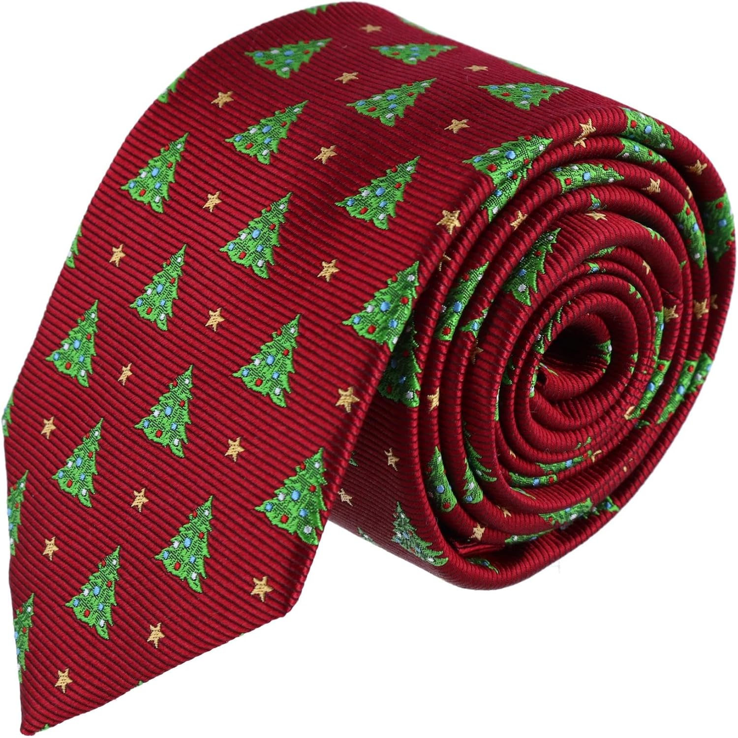 Trafalgar Men's Oh Christmas Tree Novelty Silk Necktie