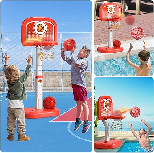 Miniatura 4 de Bennol Aro de baloncesto para interiores, regalos para niños de 3, 4, 5, 6, 7, 8 años, niños y niños, sobre la puerta, mini aro de baloncesto para