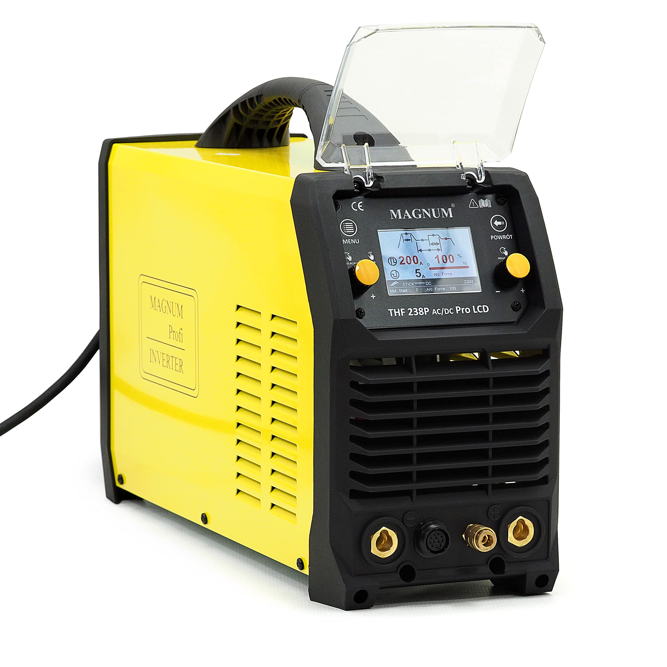 Magnum WIG AC/DC PULS LCD Poste à souder inverter 200 A Machine à souder en aluminium