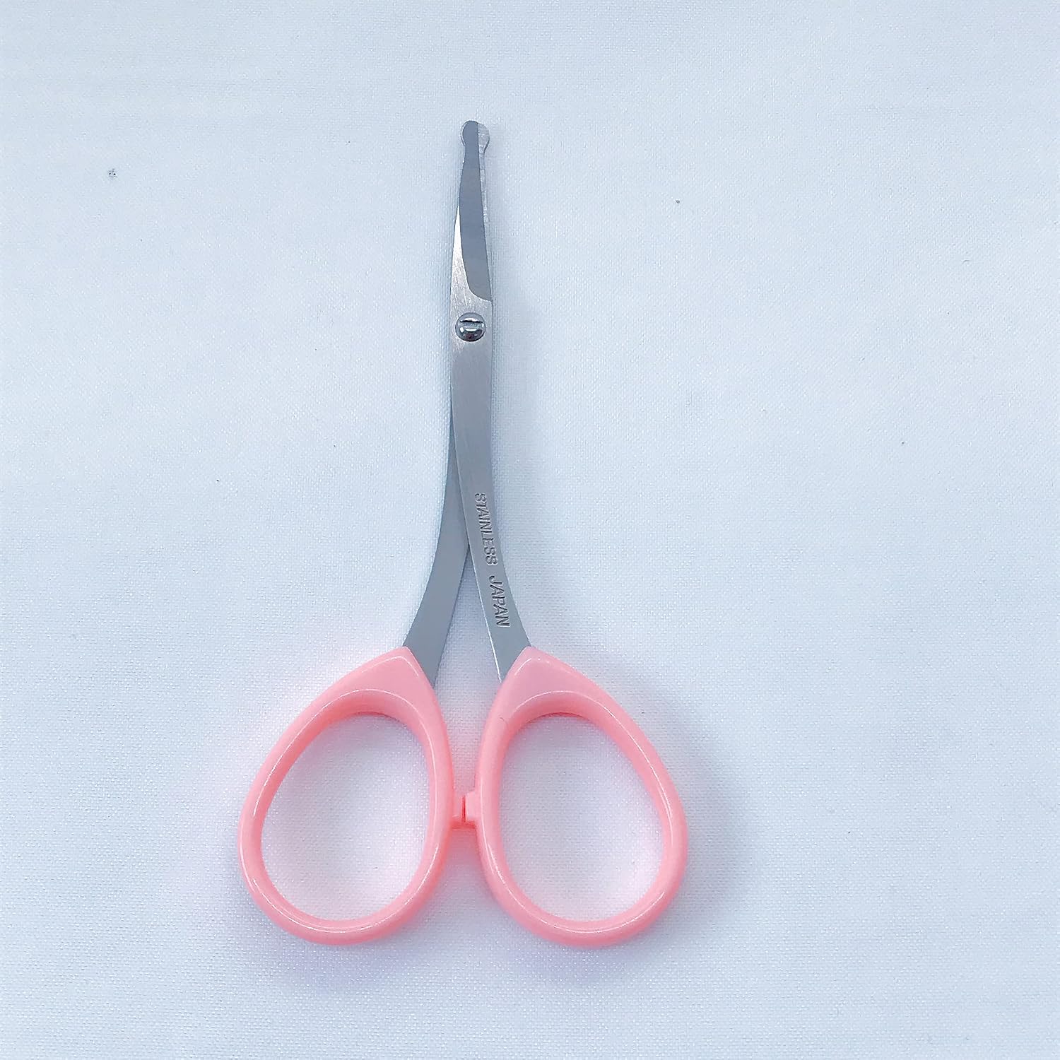 Company W-25 Scissors, Women's, Nose Hair, Unwanted Hair, Eyebrows, Small, Sharpness, Made in Japan, Round Blade Edge, Safety